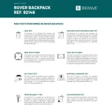 Rucsac din microfibră și PU Rover backpack – cu imprimare personalizată — fotografia 5