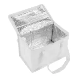 Geantă termoizolantă din material nețesut laminat, cu interior argintiu – cu imprimare personalizată — fotografia 3