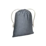 Pungă cadou din bumbac reciclat, 150 g/m², 15 x 20 cm – cu imprimare personalizată — fotografia 1