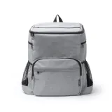 Cooler backpack Inuvik heather reflectorizant din RPET 600D — fotografia 1