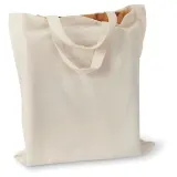 Tote bag cumpărături din bumbac Marketa + — fotografia 2