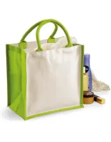 Tote bag pentru pictat din iuta si bumbac - Printers' Midi Jute Bag — fotografia 6