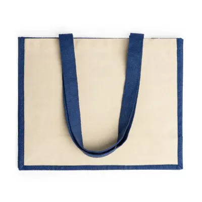 Tote bag Nantes laminată din iută 320 g/m²