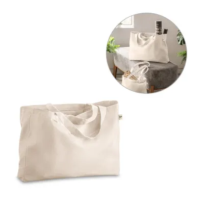 Tote bag din bumbac (50%), bumbac reciclat (30%) și poliester (20% rPET) (280 g/m²) Parma