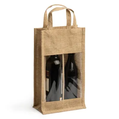 Tote bag Grace laminată din iută