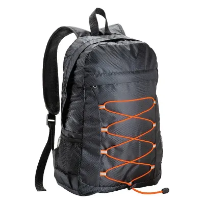 Rucsac retractabil din poliester RIPSTOP 210D, cu 4 buzunare, dintre care două buzunare laterale din plasă – cu imprimare personalizată