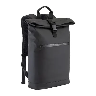 Rucsac pentru laptop din PU moale, rezistent la apă (15") – cu imprimare personalizată