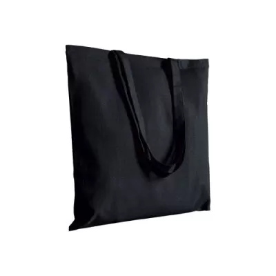 Tote bag din bumbac colorat de 220 g/m², mânere lungi
