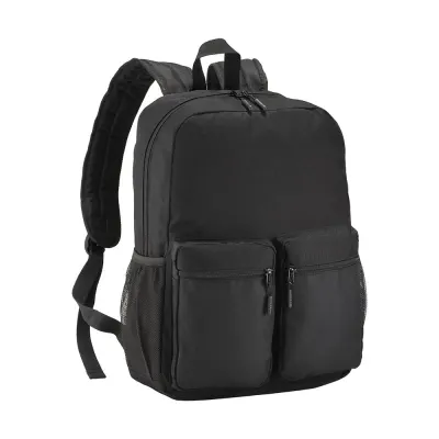 Rucsac din poliester 600D cu 5 buzunare, două buzunare laterale din plasă și bretele reglabile – cu imprimare personalizată