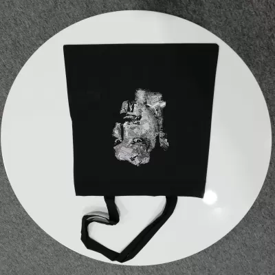 Tote bags din bumbac de cumparaturi cu mânere lungi Mountain