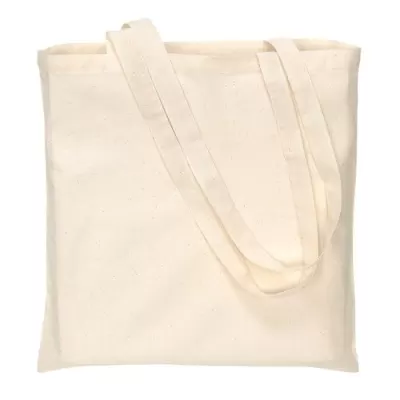Tote bag din bumbac cu mânere lungi Pure