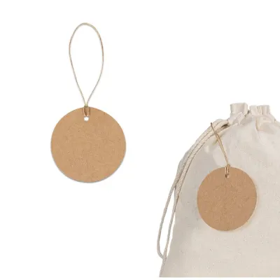 Etichetă circulară fabricată din hârtie 100% reciclată (700 g/m²) Label Round – cu imprimare personalizată