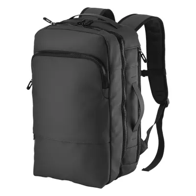 Rucsac / valiză de călătorie cu compartiment pentru laptop (15) din PU moale, rezistent la apă – cu imprimare personalizată