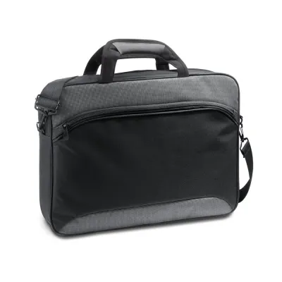 Geantă pentru laptop 15.6'' din poliester 600D 2Tone și 300D Santana – cu imprimare personalizată