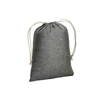 Pungă cadou din bumbac reciclat, 150 g/m², 15 x 20 cm – cu imprimare personalizată