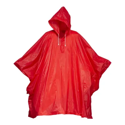 Poncho din PVC (260 g) rezistent la apă, cu textură în relief, livrat într-o pungă transparentă. Mărime unică – cu imprimare personalizată