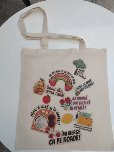 Tote bags din Bumbac SBT 145 g/m² - Natur