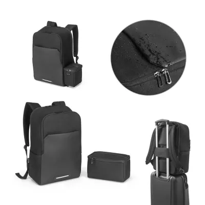 Rucsac 2 în 1 cu geantă termică care poate fi folosit împreună sau separat Belfast – cu imprimare personalizată