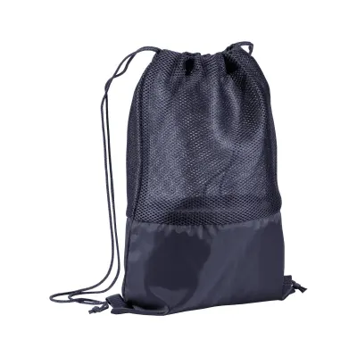 Rucsac din poliester 210T, cu plasă și închidere cu șnur – cu imprimare personalizată