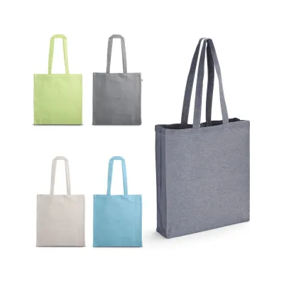 Geantă cu bumbac reciclat (70%) și poliester (30% rPET) (140 g/m²) Maracay – cu imprimare personalizată