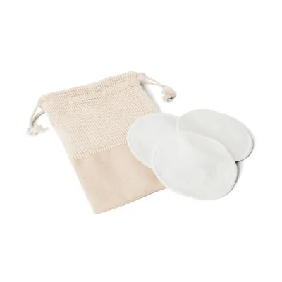 Set de 3 discuri demachiante lavabile și reutilizabile Elise – cu imprimare personalizată