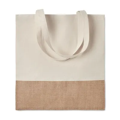 Tote bag cu părți din iută India Tote