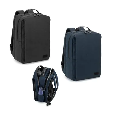 Rucsac pentru laptop (17") fabricat din poliester reciclat 600D de înaltă densitate (20L) Glasgow – cu imprimare personalizată