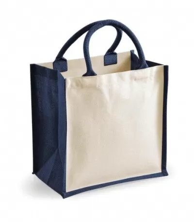 Tote bag pentru pictat din iuta si bumbac - Printers' Midi Jute Bag