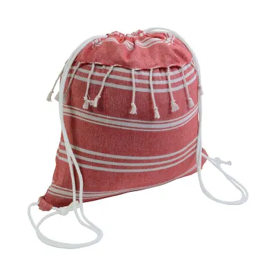 Rucsac din bumbac de tip „fouta” de 180 g/m², cu închidere prin șnur – cu imprimare personalizată
