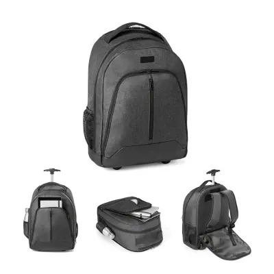 Rucsac troler pentru laptop 15.6'' din poliester 600D Eindhoven – cu imprimare personalizată
