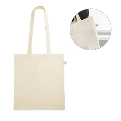 Tote bag 100% bumbac organic (140 g/m²) Leon