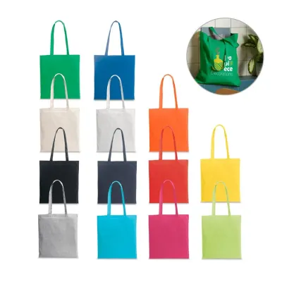 Tote bag (180 g/m²) din bumbac reciclat (70%) și poliester (30% rPE+AL+: Cairo