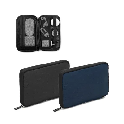 Newcastle BAG. Geantă organizator din poliester reciclat 600D de înaltă densitate cu compartiment principal spațios pentru accesorii tehnice Geantă organizator – cu imprimare personalizată