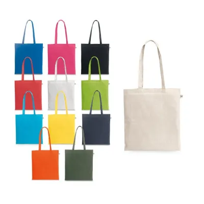 Tote bag realizată din bumbac reciclat (70%) și poliester (30% rPET) (150 g/m²) Mexico