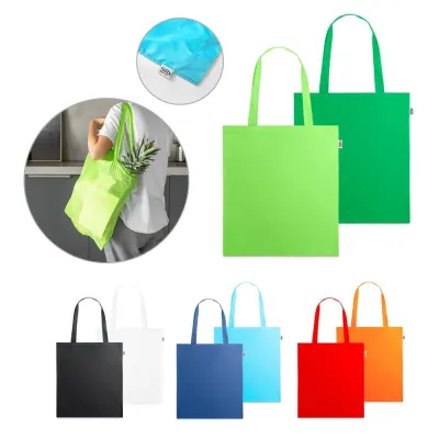 Tote bag 190T poliester reciclat (100% rPET) Maputo