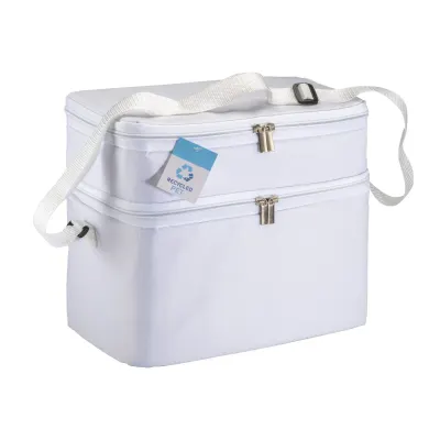 Geantă termoizolantă din R-pet cu interior argintiu – cu imprimare personalizată