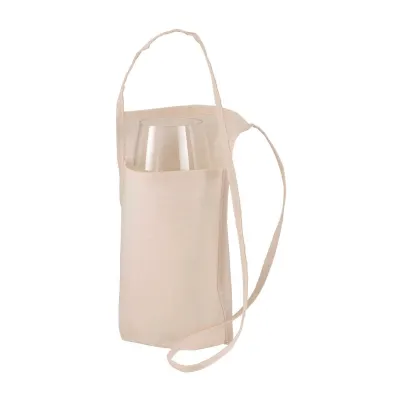 Suport din bumbac pentru pahare de degustare, cu gât – cu imprimare personalizată