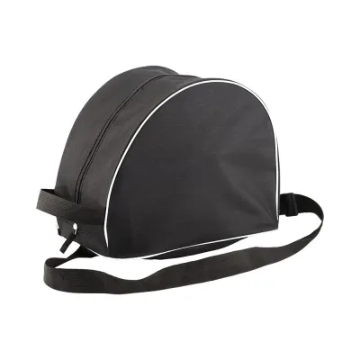 Geantă pentru cască din poliester 600d, cu curea de umăr și buzunar pentru mănuși – cu imprimare personalizată