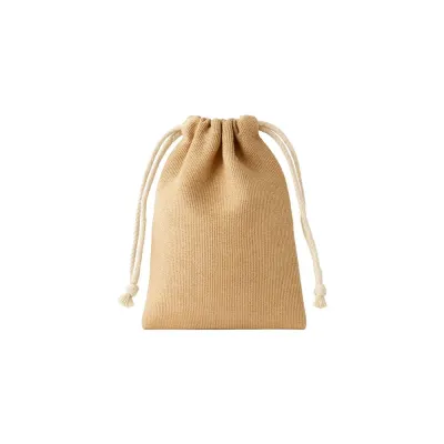 Pungă cadou Juco, 250 g/m². Se poate închide din nou datorită șnurului dublu de strângere din iută – cu imprimare personalizată