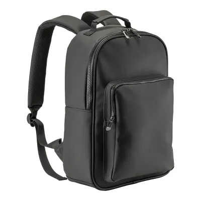 Rucsac pentru laptop (15) din PU moale, rezistent la apă. – cu imprimare personalizată