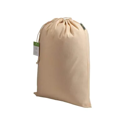 Pungă cadou din bumbac organic, 140 g/m², 30 x 45 cm – cu imprimare personalizată