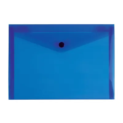 Plic pentru documente din PP de 150 microni, cu un buzunar și închidere cu clemă (A4) – cu imprimare personalizată