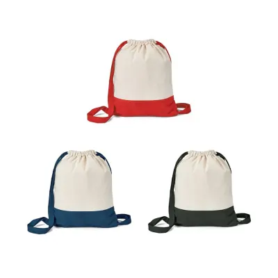 Rucsac cu snur 100% bumbac (180 g/m²) Romford – cu imprimare personalizată