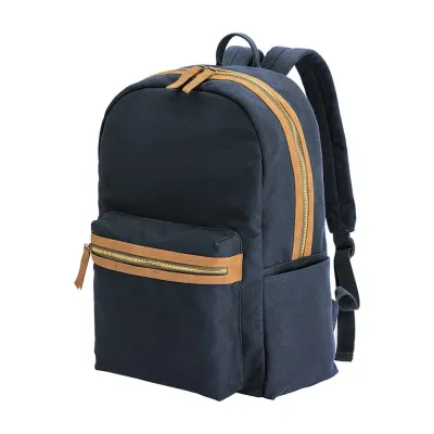 Rucsac din pânză reciclată, cu compartiment căptușit pentru notebook – cu imprimare personalizată