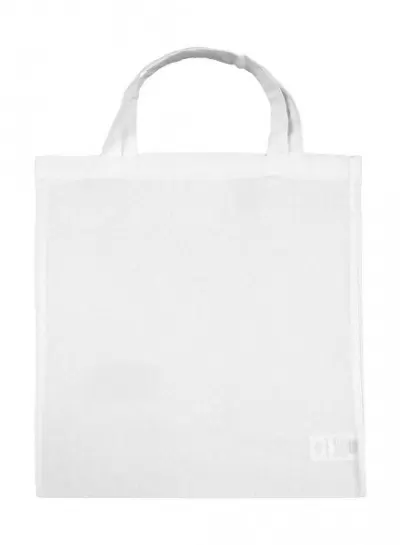 Tote bag din bumbac organic cu mânere scurte - Organic Cotton Shopper SH