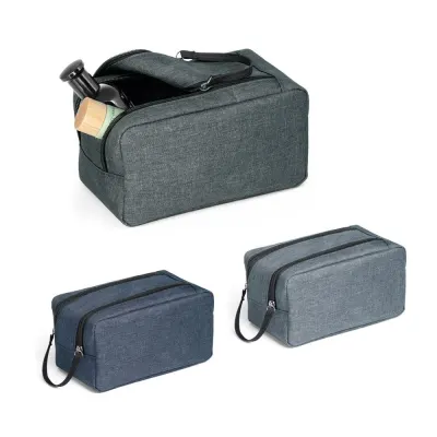 Geantă de toaletă de înaltă densitate 600D cu mâner Wayne – cu imprimare personalizată