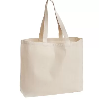 Tote bags groasa din bumbac cu burduf SBT 240 G/M² – Natur