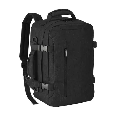 Rucsac de călătorie de dimensiuni de cabină, cu compartiment pentru laptop (15), din poliester melanj 900D – cu imprimare personalizată