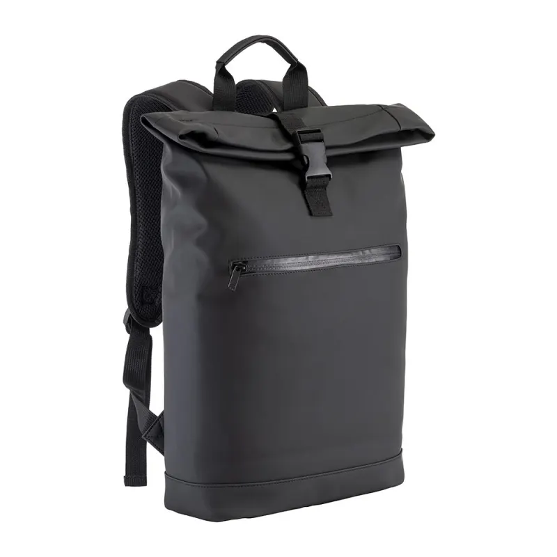 Rucsac pentru laptop din PU moale, rezistent la apă (15") – cu imprimare personalizată