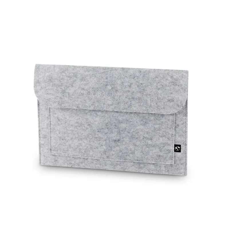 Geantă pentru laptop din pâslă reciclată (100% rPET) Felpy Sleeve – cu imprimare personalizată